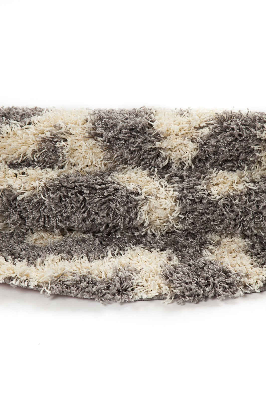 Grey Cream Trellis Area Rug