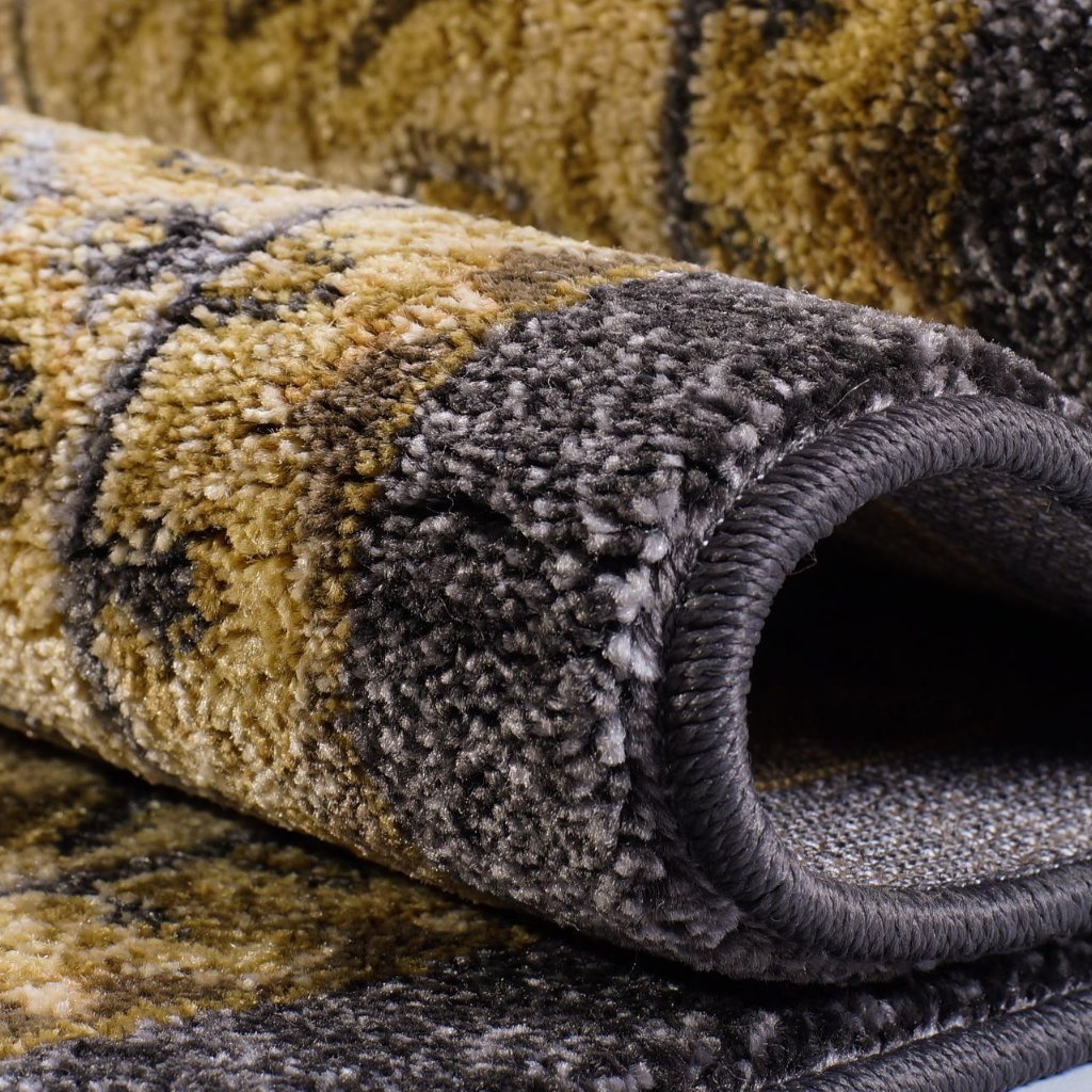 Swallowtail Traditional Grey Cream Area Rug -