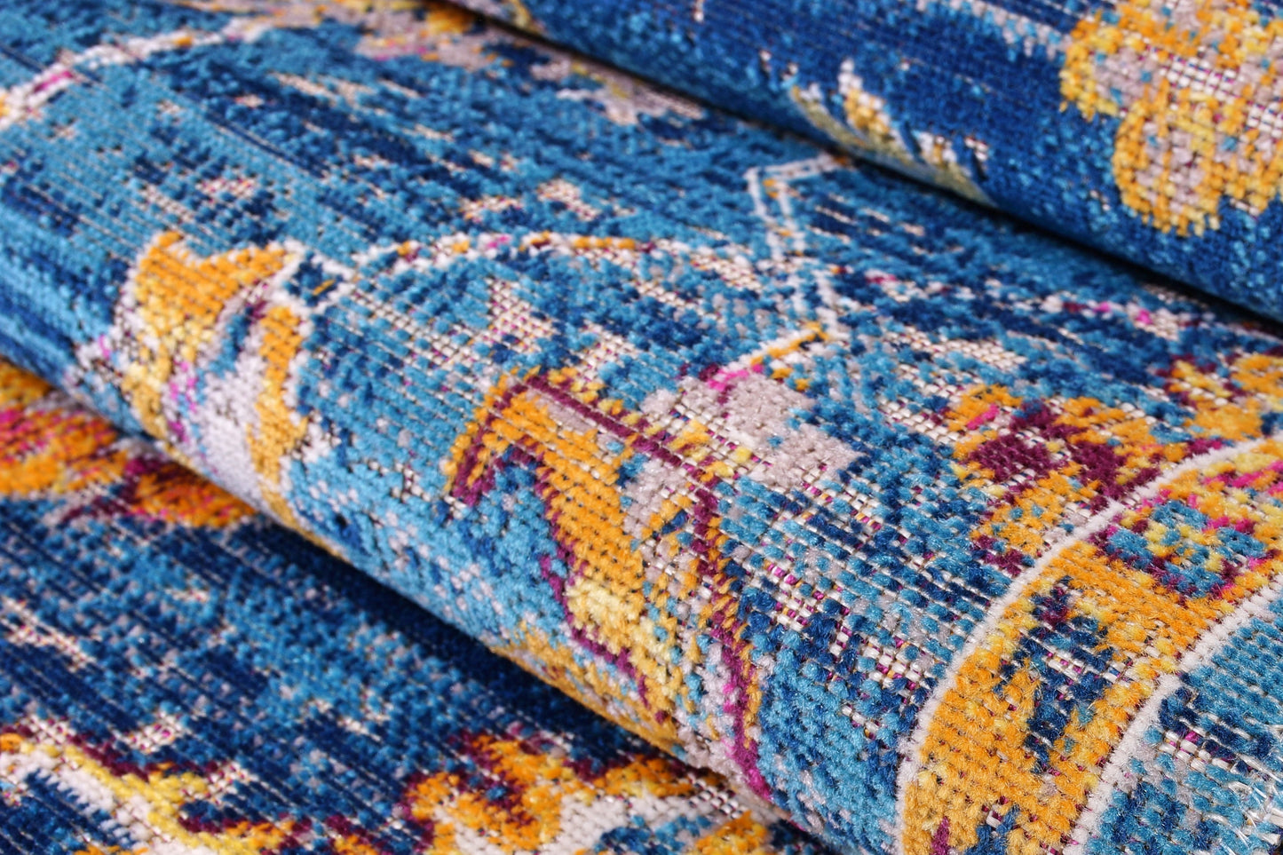 Tremont Dark Blue Traditional Indoor/Outdoor Area Rug