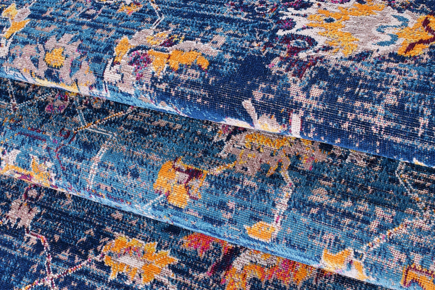 Tremont Dark Blue Traditional Indoor/Outdoor Area Rug