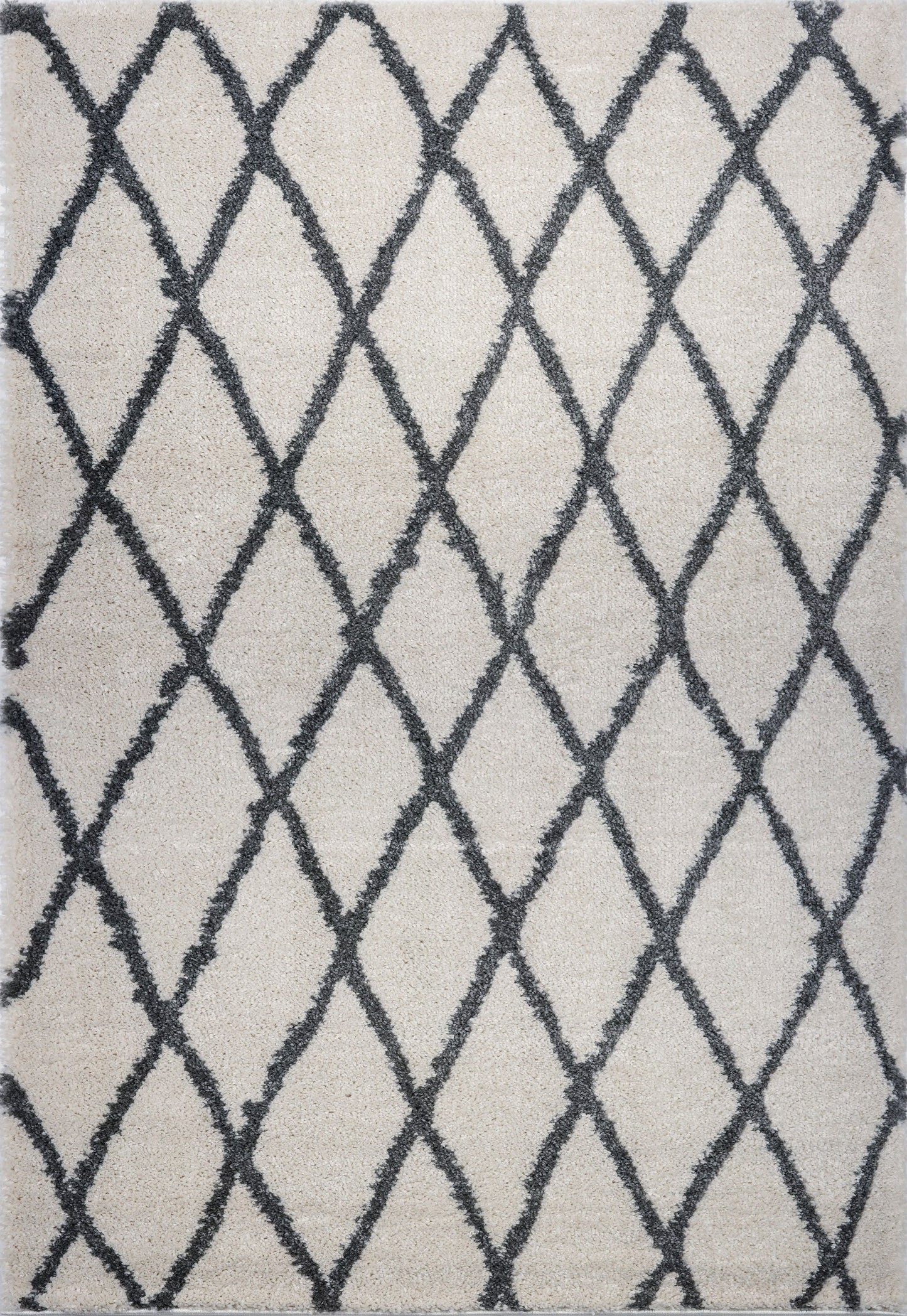 Toronto Trellis Ivory Gray Area Rug -