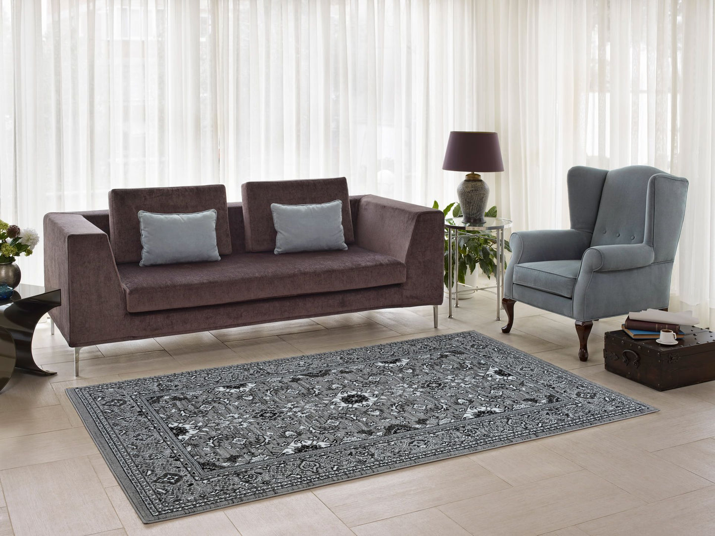 Terra Grey Area Rug