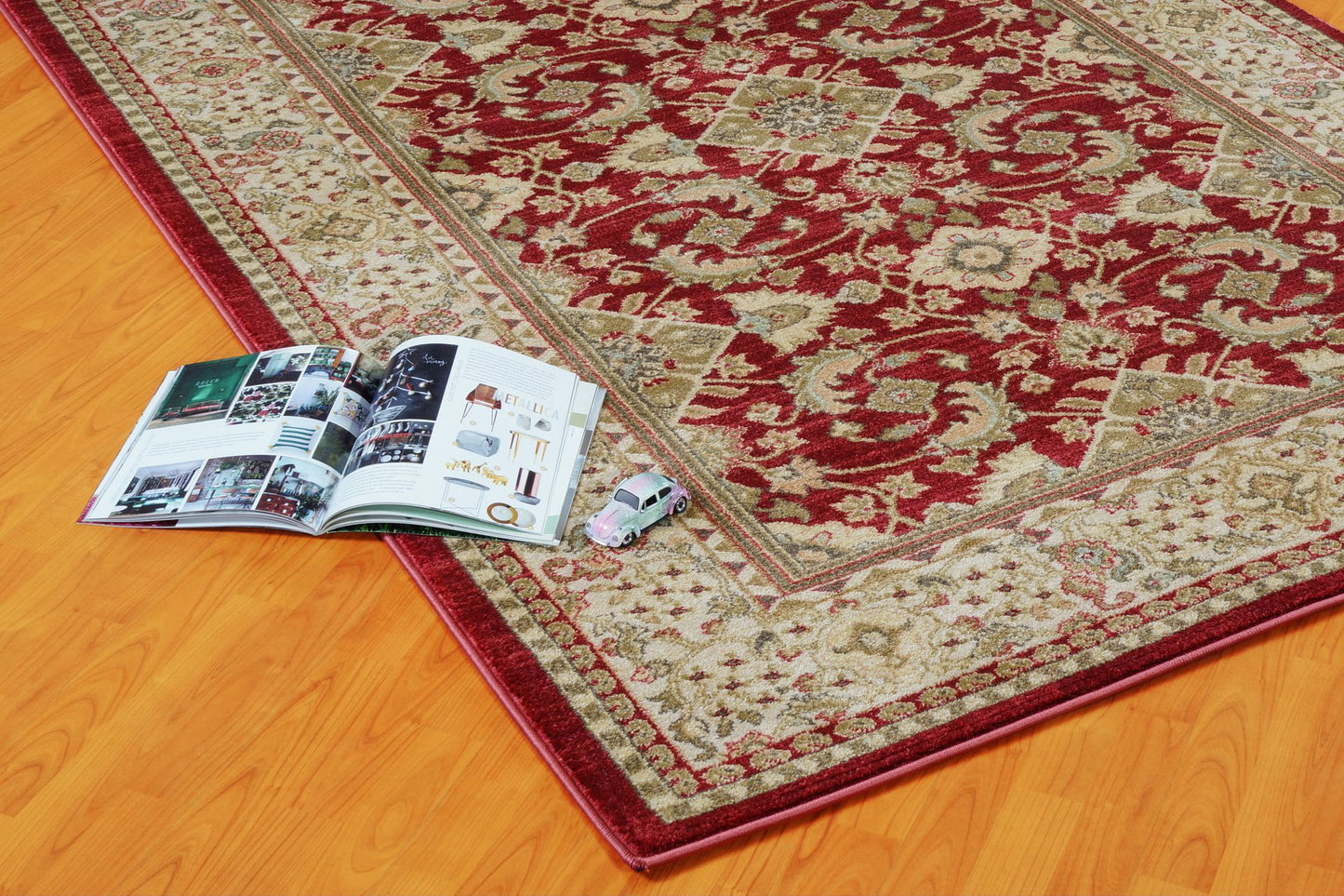 Terra Red Area Rug -