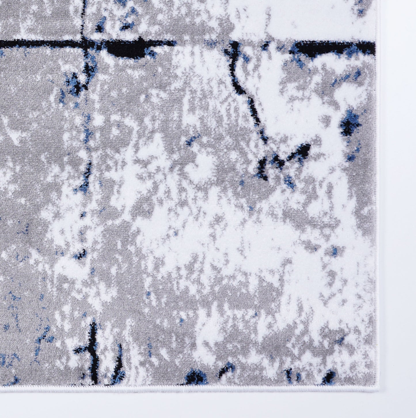 Gray Minimal Design Area Rug