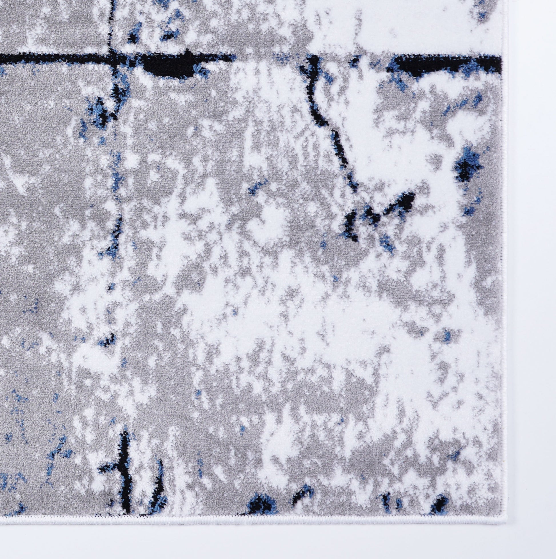 Gray Minimal Design Area Rug