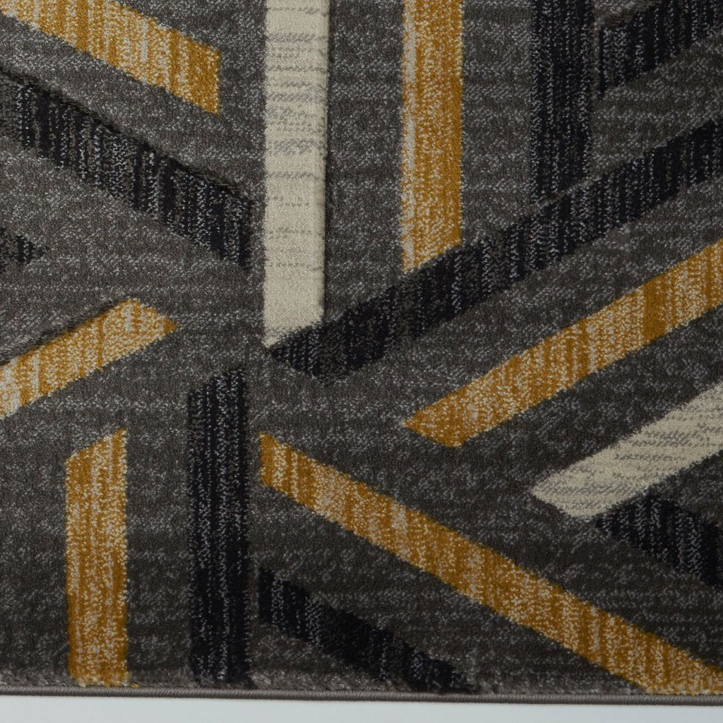 Lynn Valley Grey Gold Mat 2'x3'3" (60cm x 100cm)