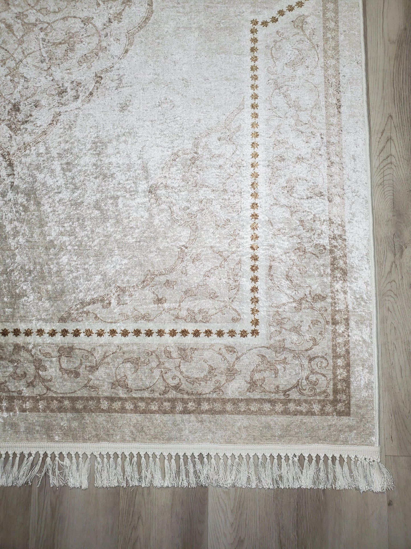 Ashbrun Flatweave Cream Area Rug 6'6" x 9'6"