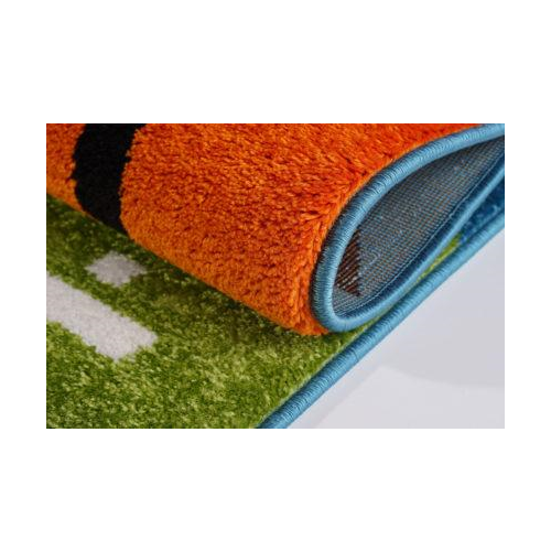 Alphabets Theme Adorable Soft Comfortable Area Rug Carpet in Multicolor, 5x7 (5'3" x 7'4", 160cm x 225cm), 5'3" x 7'4" (160cm x 225cm), Multicolor