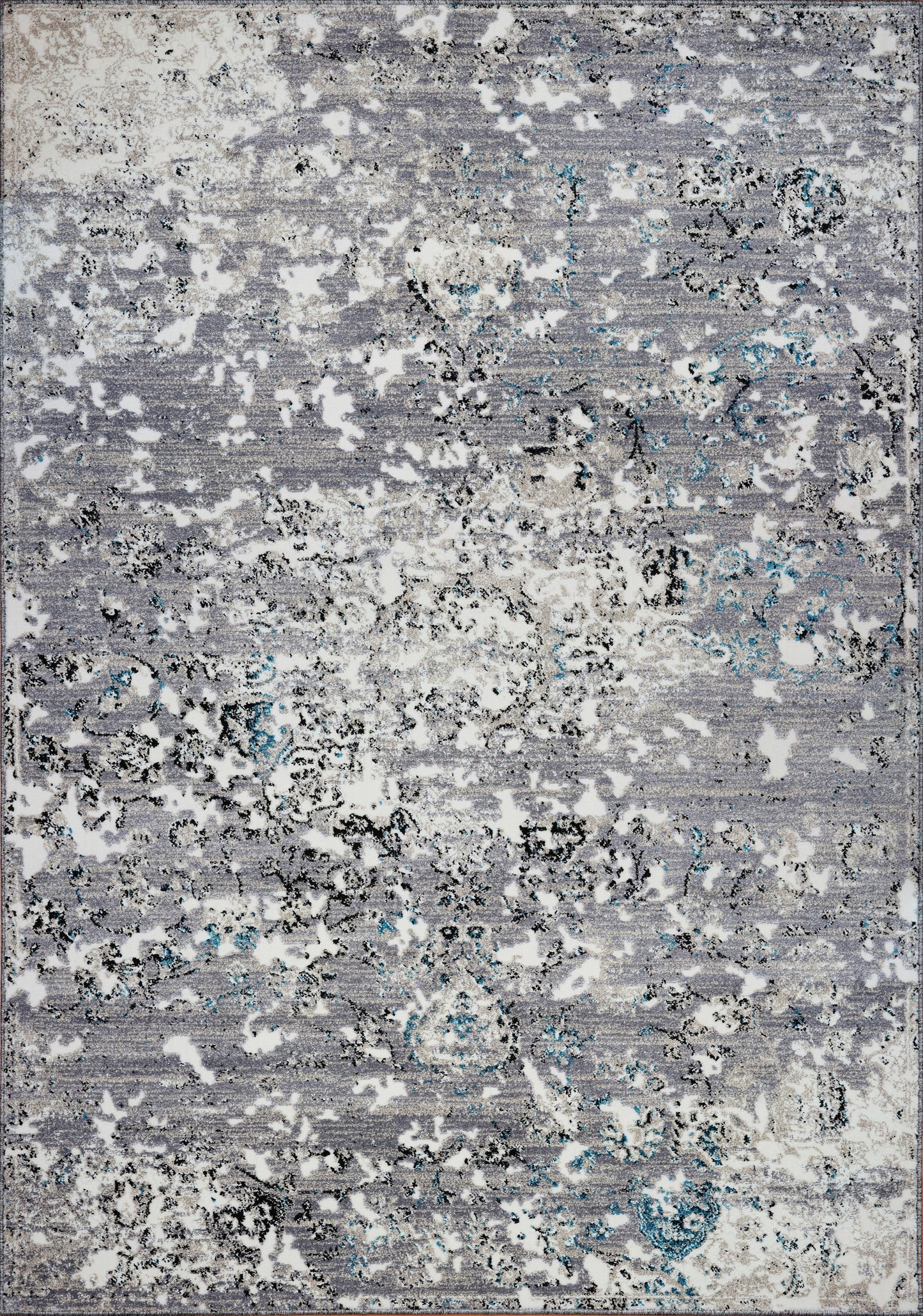 Copacabana Area Rug Contemporary Grey Area Rug for Living Room