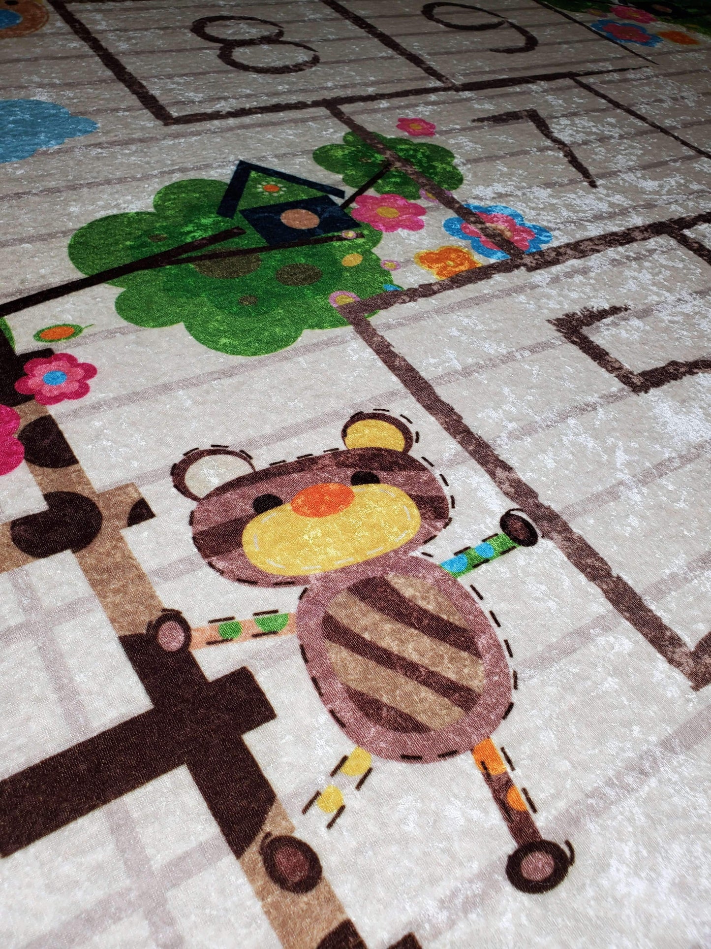 Tremont Flatweave Numbers Area Rug