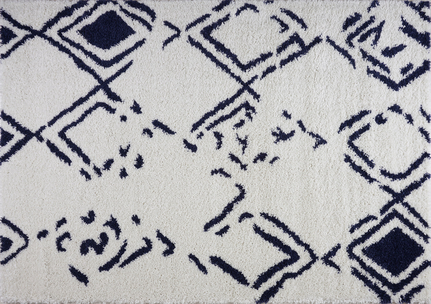 Shaggy Kenitra European Abstract Soft Polypropylene Modern Rug