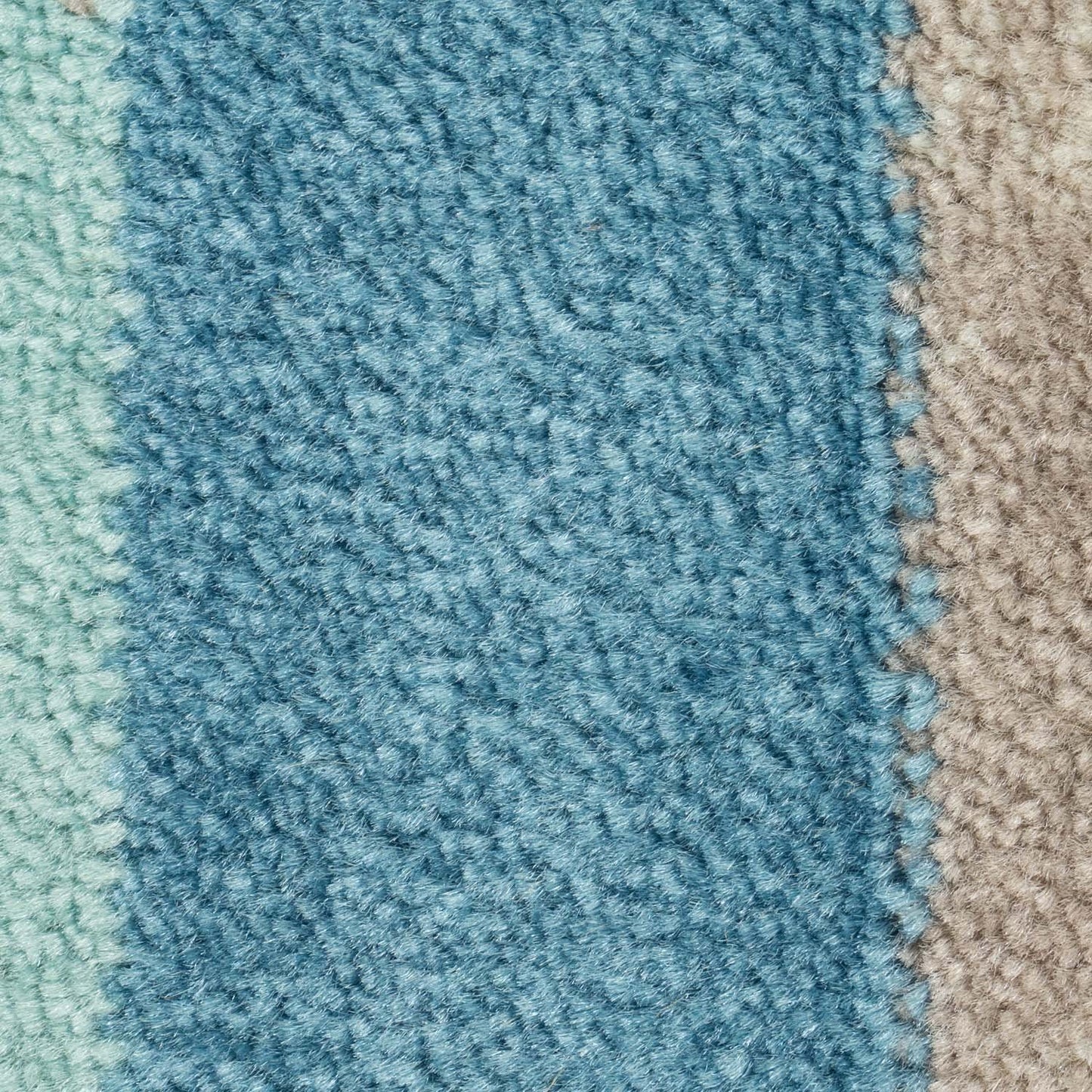 Irish Teal Turquoise Snowflake Area Rug -