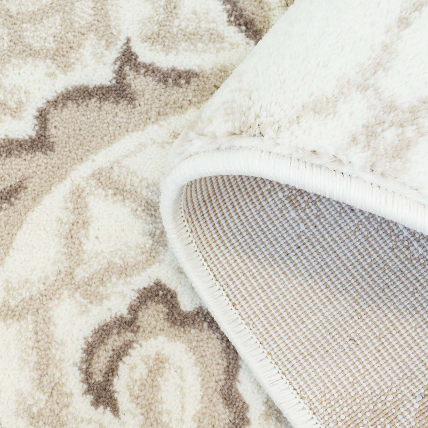 Lily Pink Ivory Floral Area Rug -