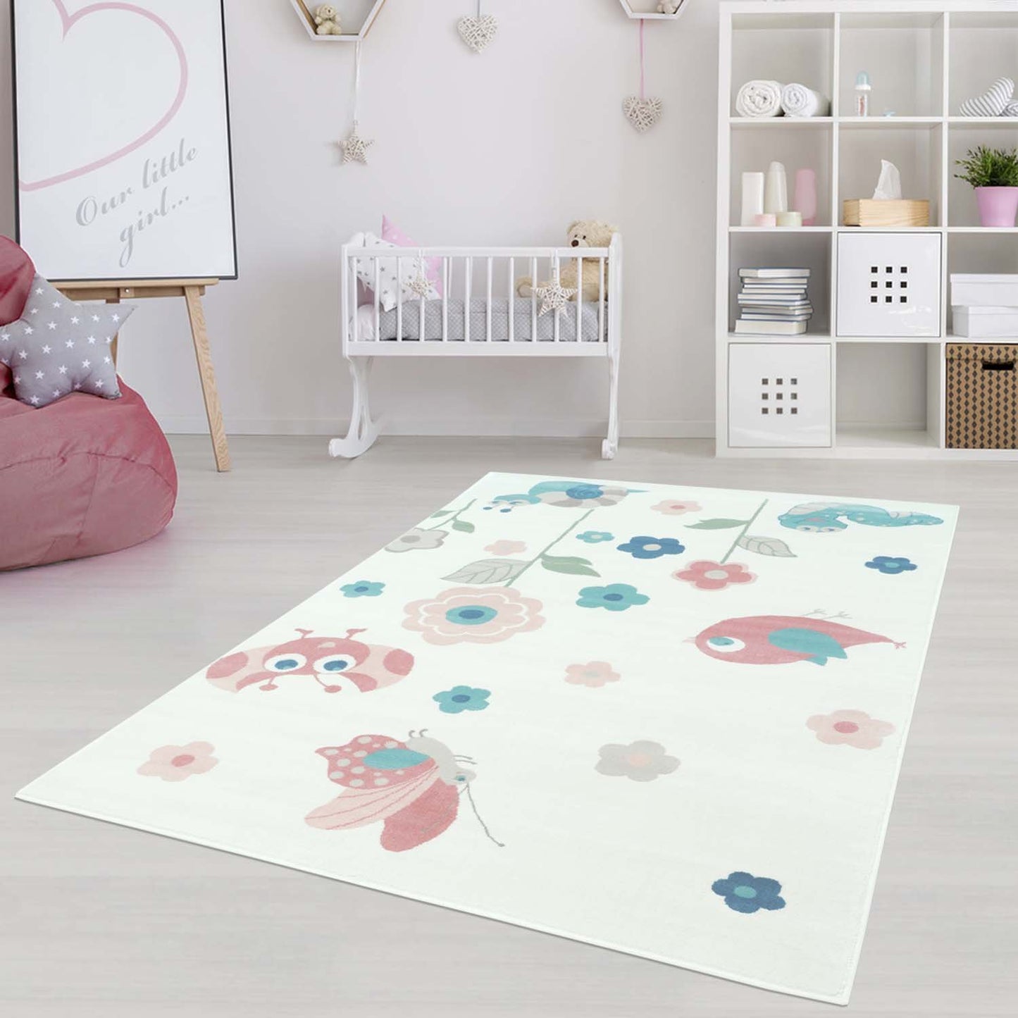 Paradise Kids Flower Area Rug -