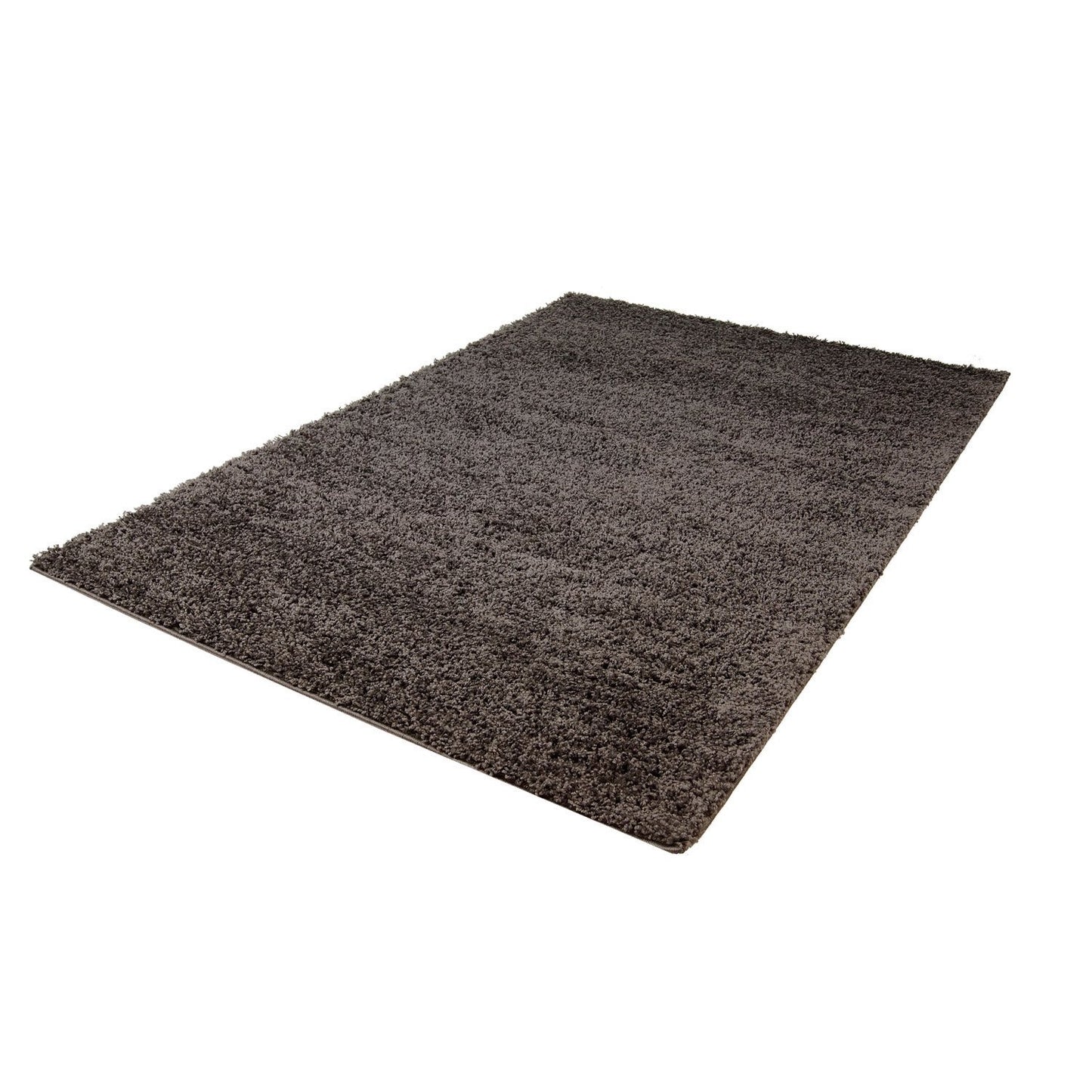 Shaggy Dark Grey Area Rug -
