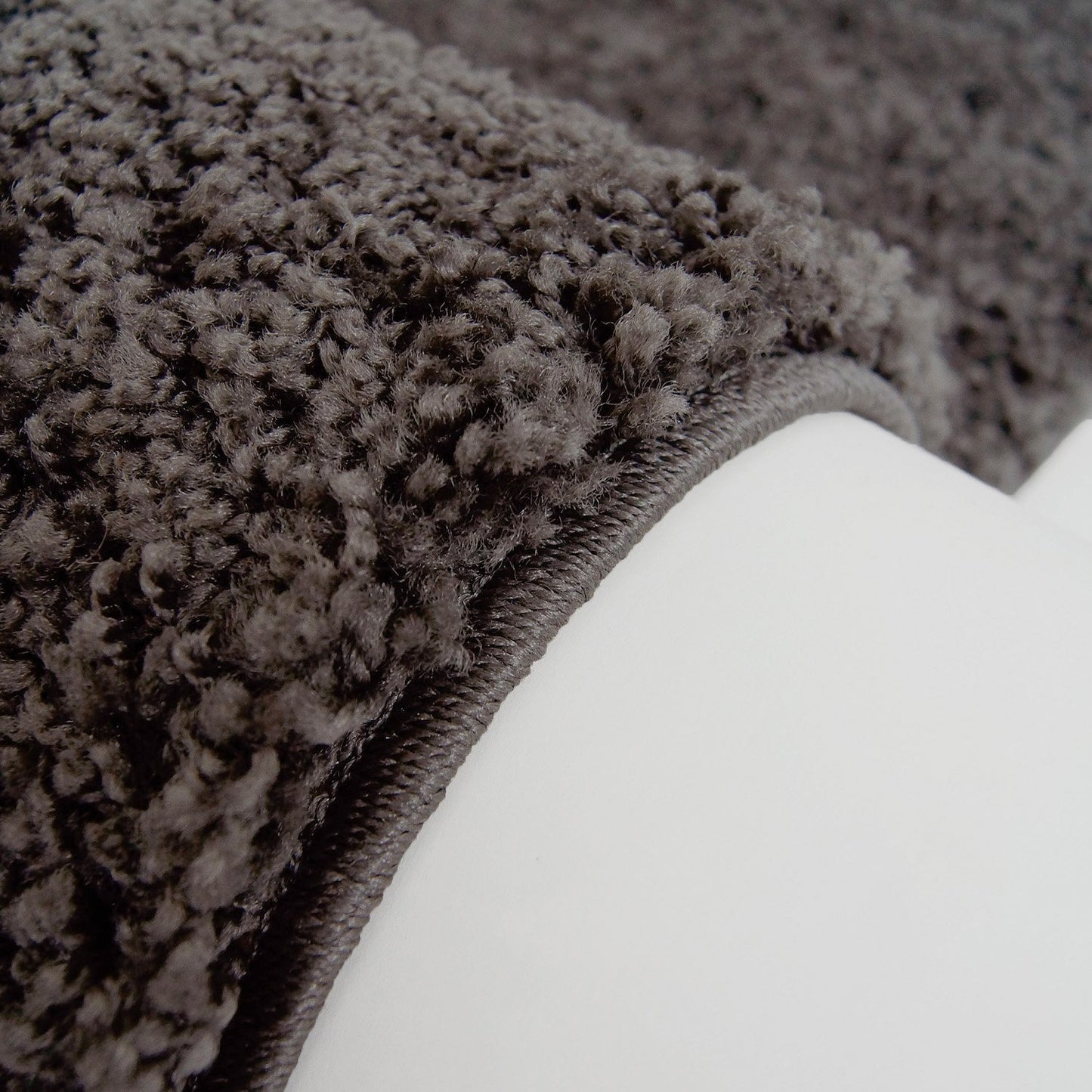 Shaggy Dark Grey Area Rug -