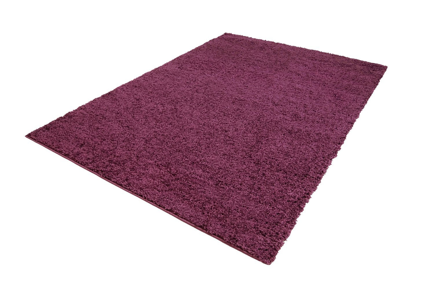 Shaggy Plum Area Rug -