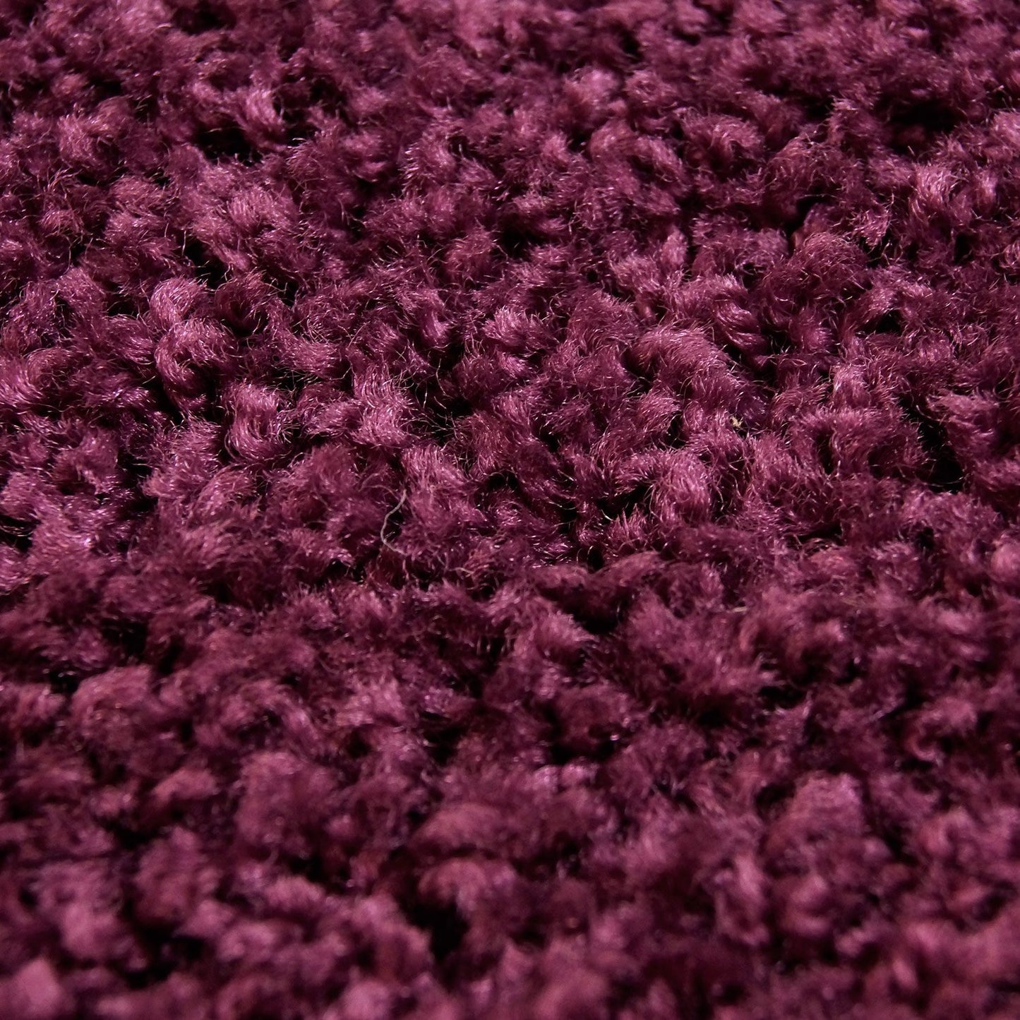 Shaggy Plum Area Rug -