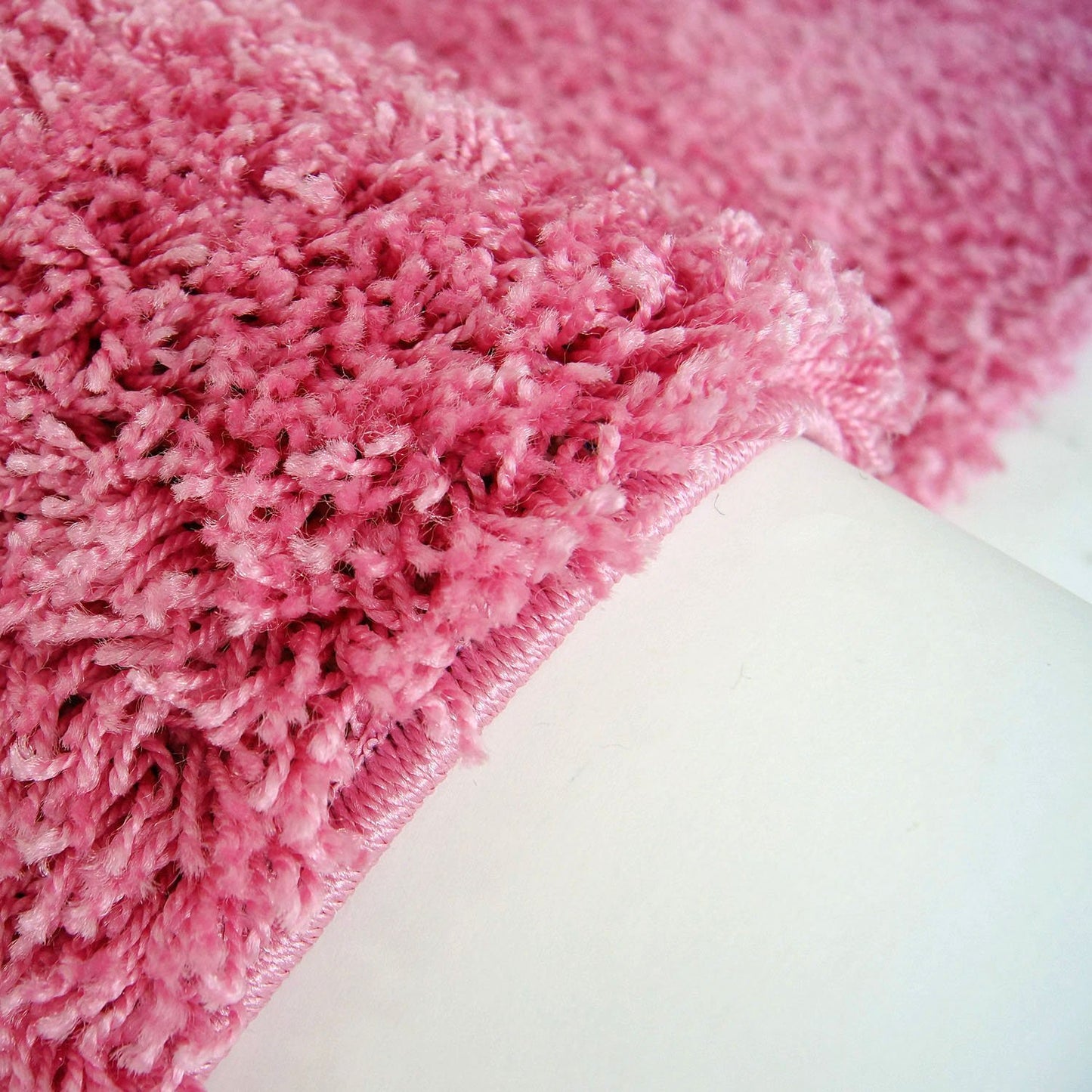 Shaggy Pink Area Rug -