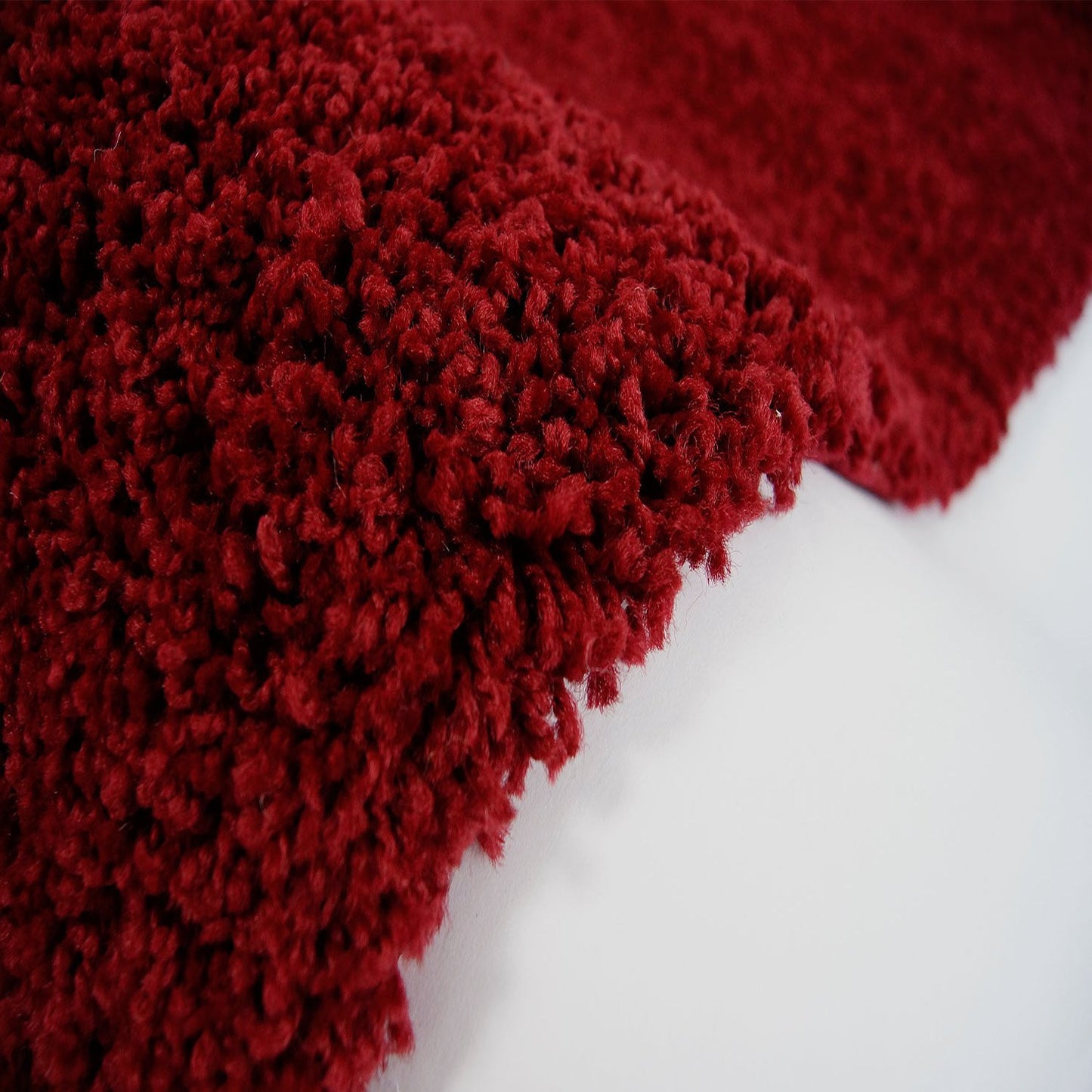 Shaggy Red Area Rug -