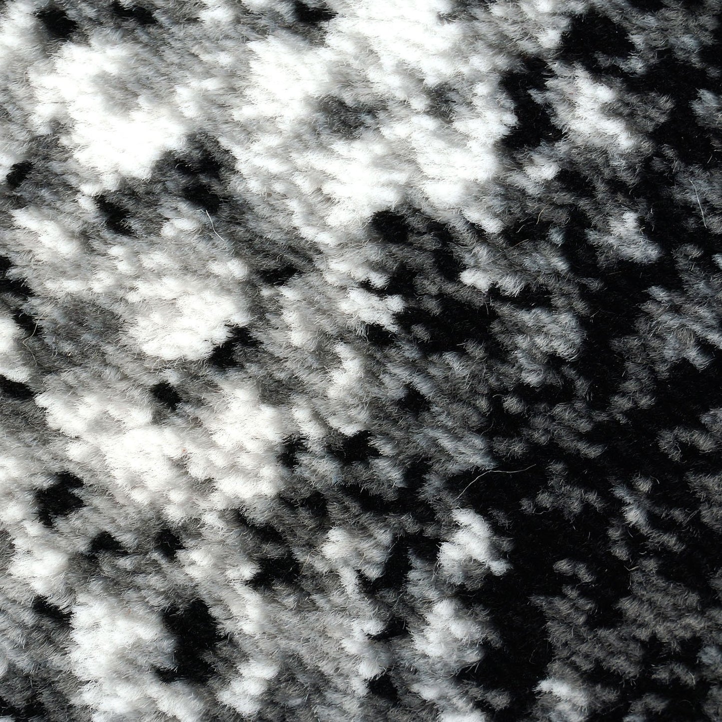 Unigue Black Area Rug -