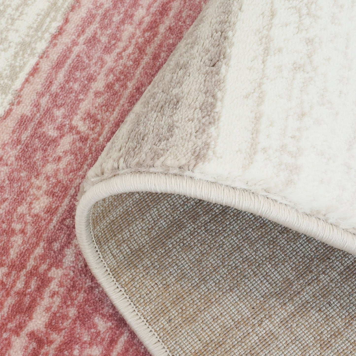 Vintage Multi color Pastel Area Rug -