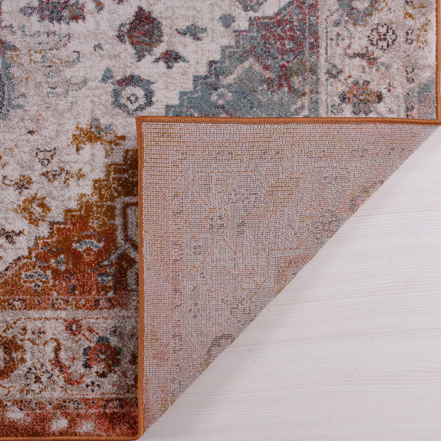 Modena Traditional Design Turkish Machine Made Beautiful Indoor Mat Carpet in Brown Cream, 2x3 (1'10" x 2'11", 57cm x 90cm), 2x3 (1'10" x 2'11", 57cm x 90cm), Brown Cream