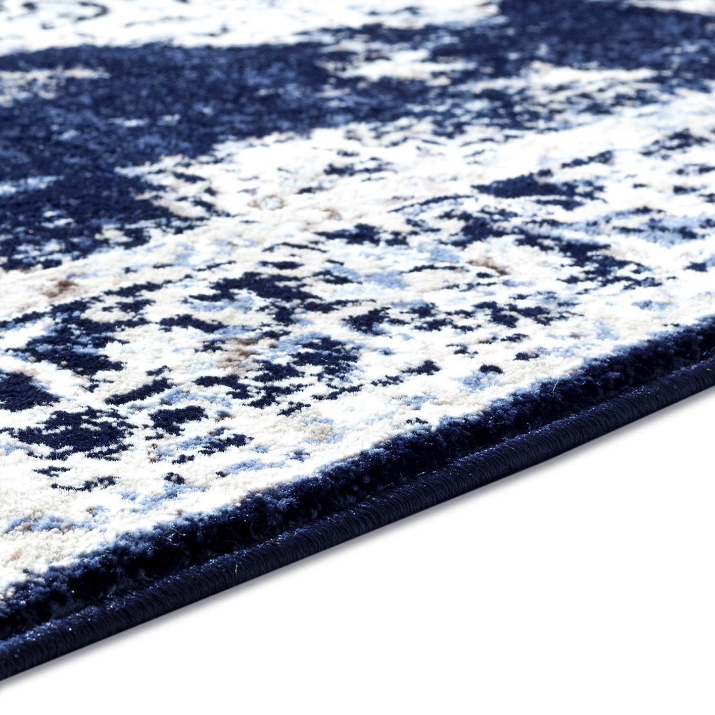 Florence Navy Ivory Traditional Area Rug