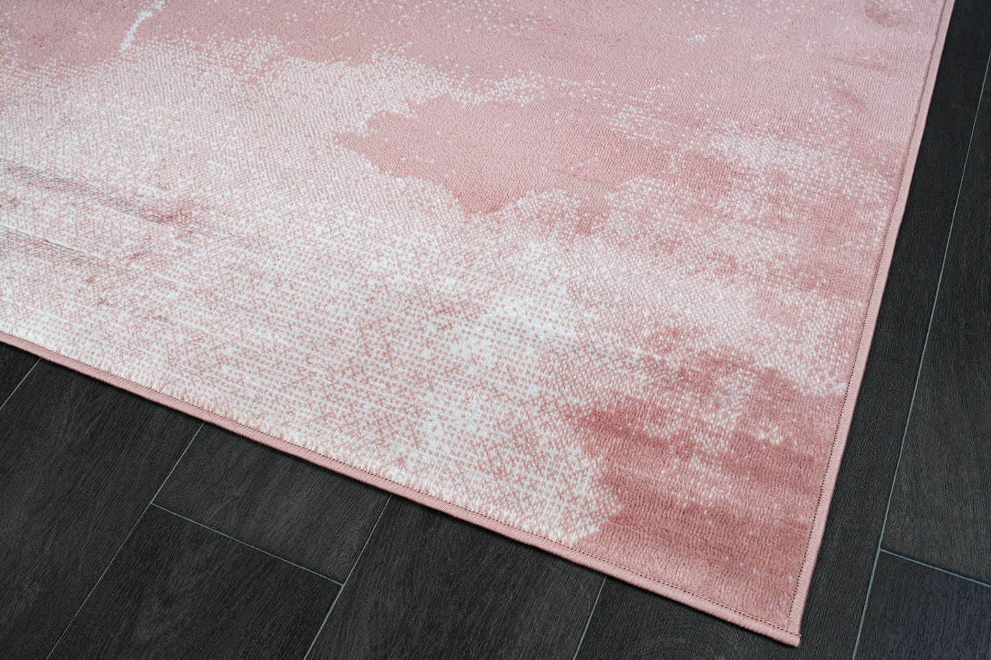 Pink Abstract Rustic Modern Marble Pattern Area Rug