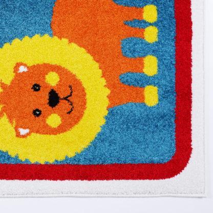 Adorable Animals Red Area Rug