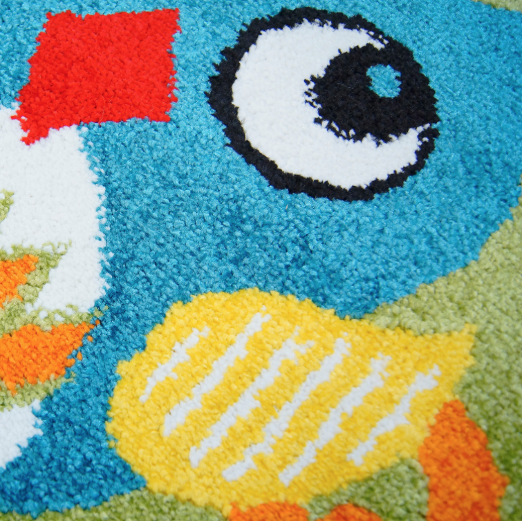 Moda Kids Owl Area Rug Green - 