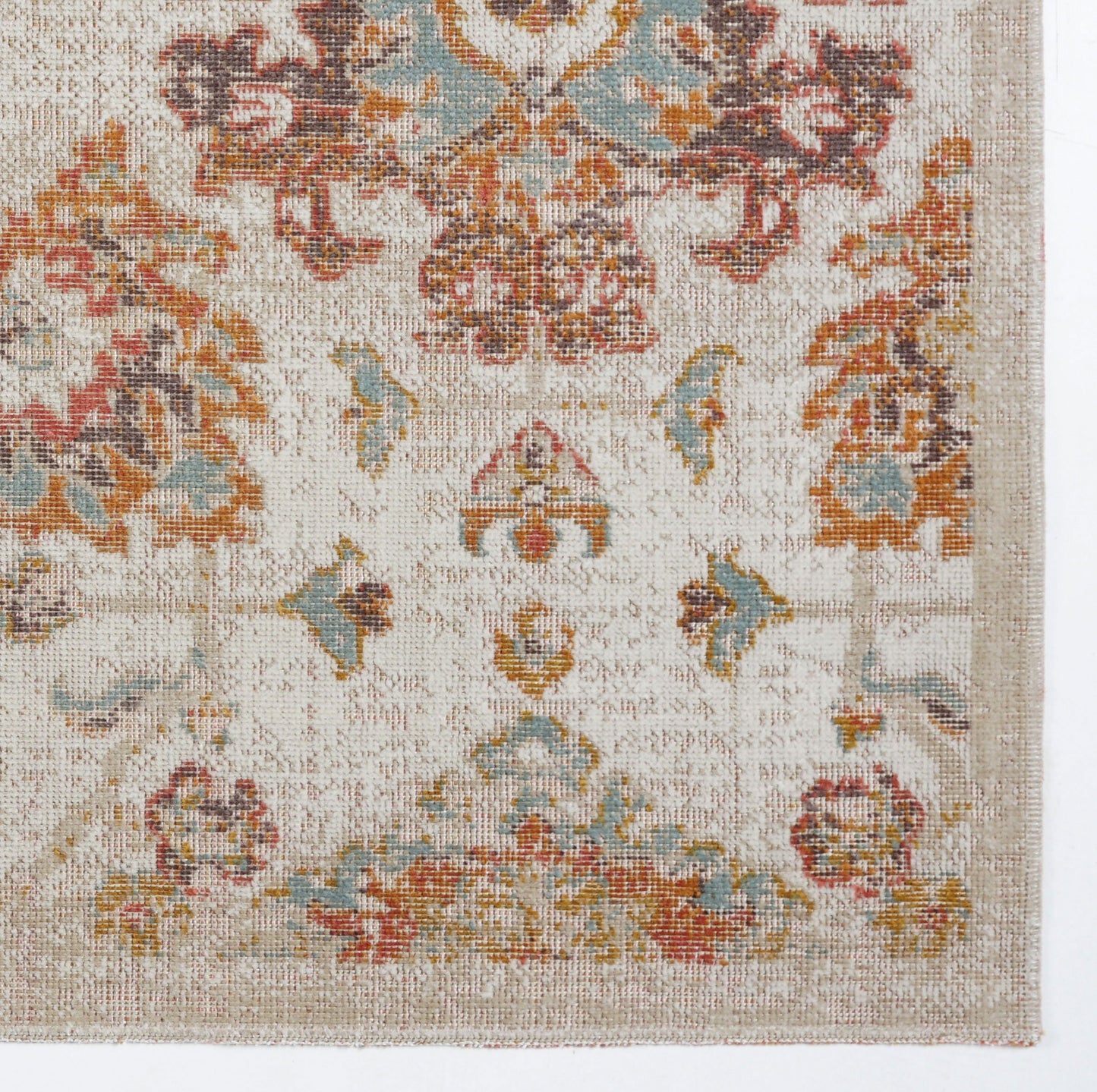 Venice Marigold Cream Ornamental Indoor/Outdoor Area Rug