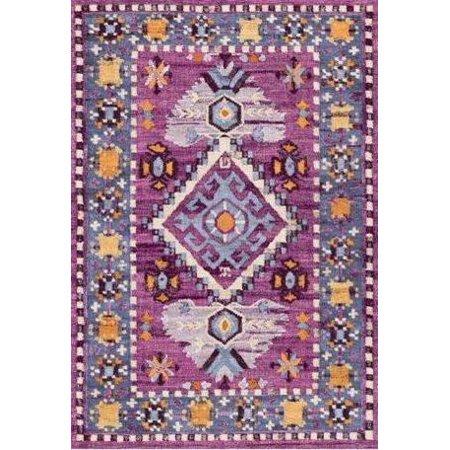 Aliyah Pink Geometric Traditional Flatweave Area Rug