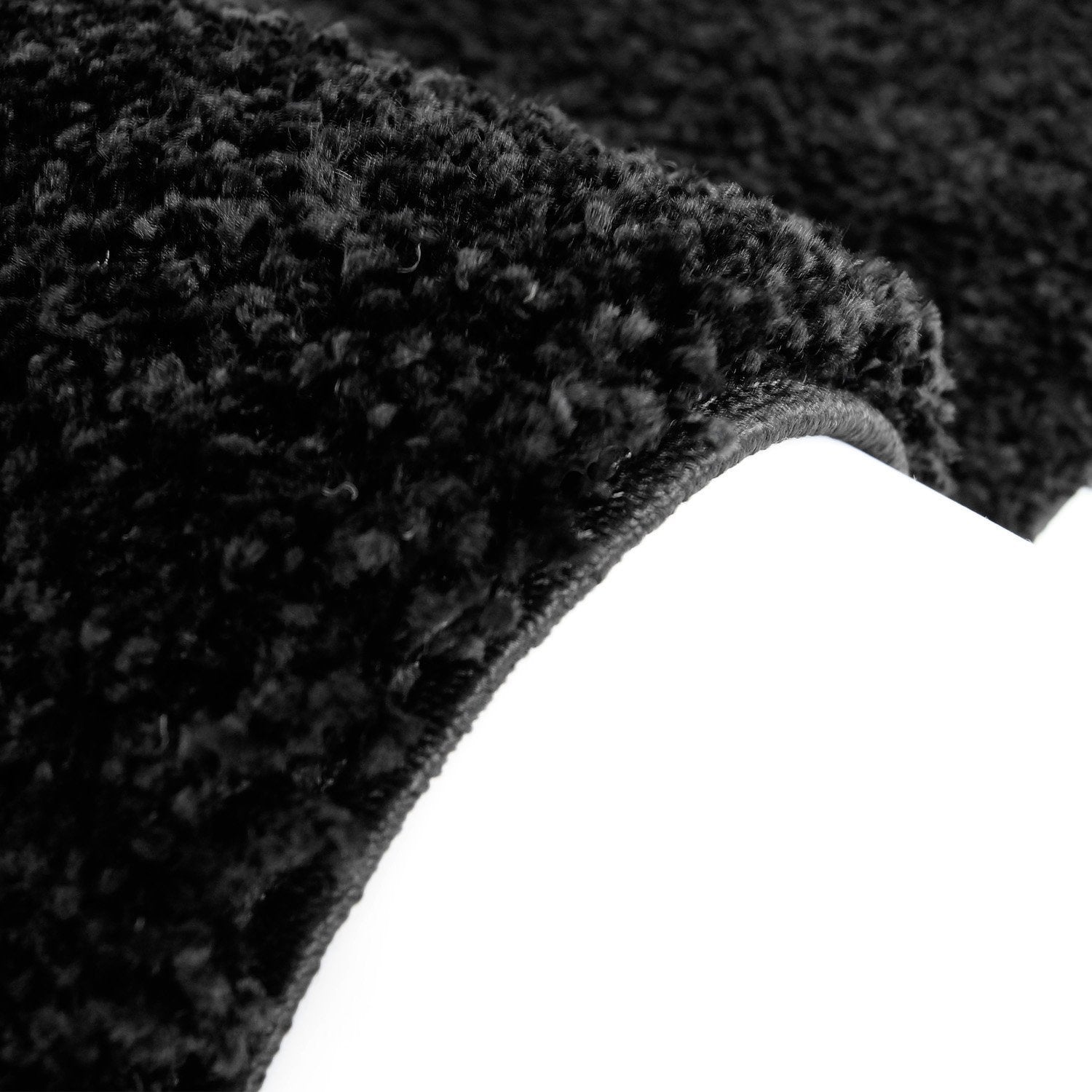 Shaggy Black Area rug - 