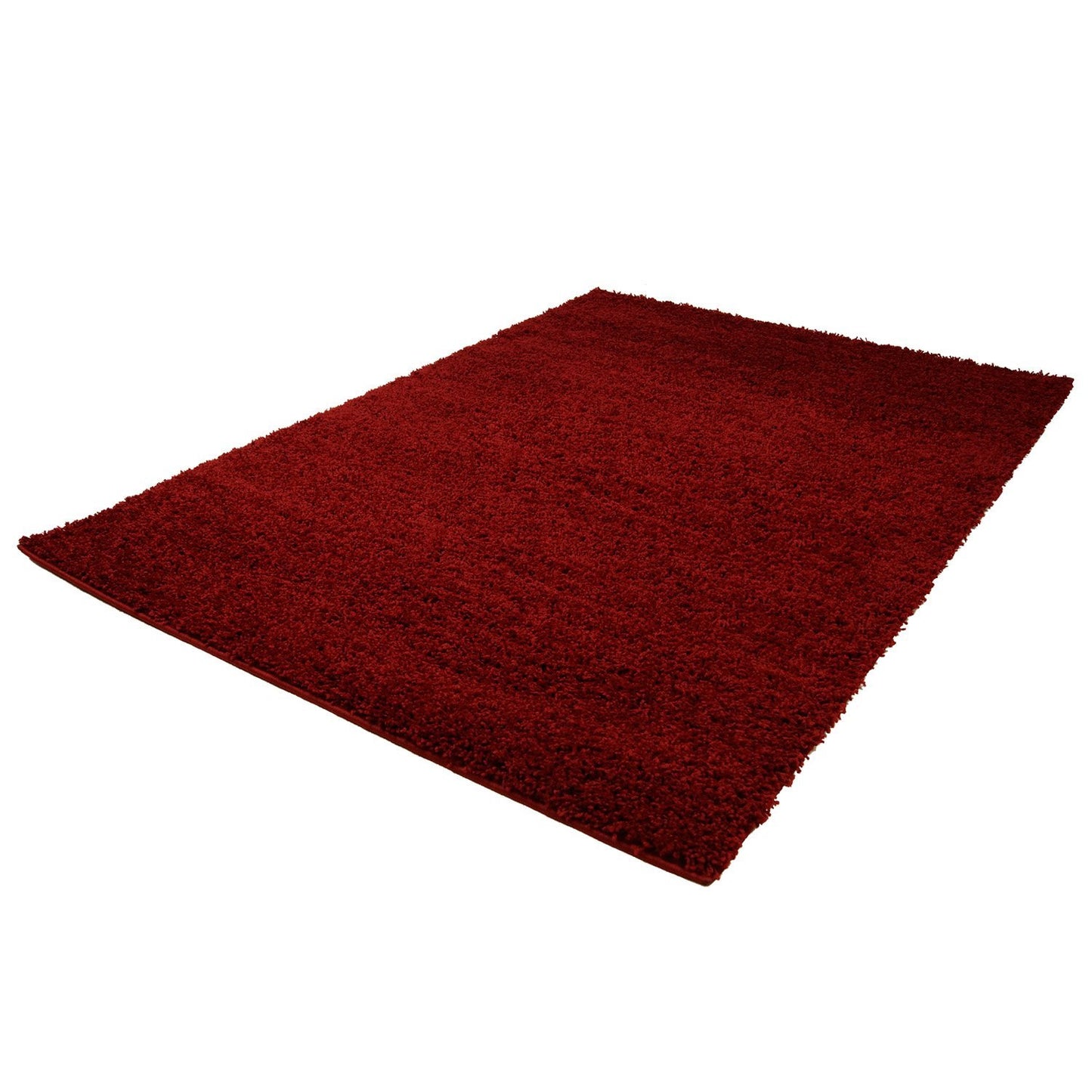 Shaggy Red Area Rug - 